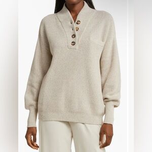 Lunya Cozy Organic Cotton Blend Pocket Henley